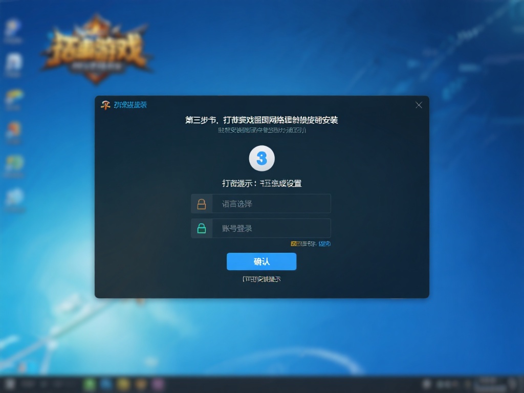 第三步：安装游戏
下载完毕后，找到安装程序并启动