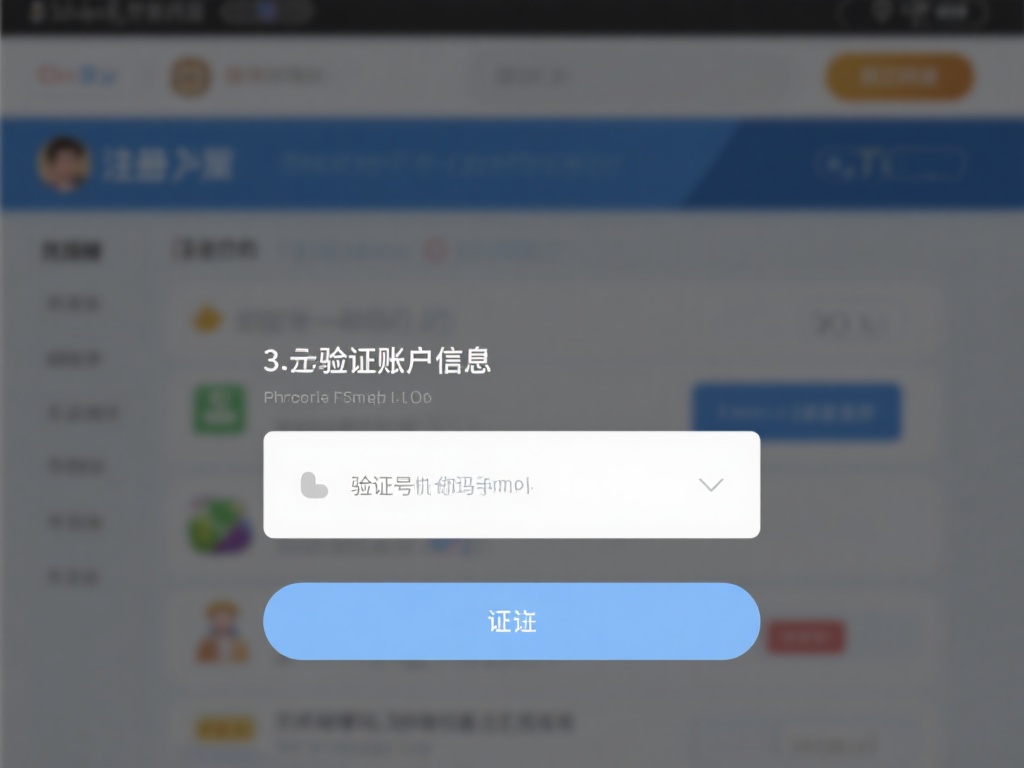 第三步：验证账户信息
注册完成后，正规的网站会发