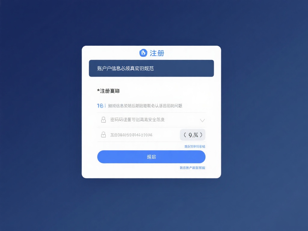 *注册时，用户输入的账户信息务必真实且规范。*伪造