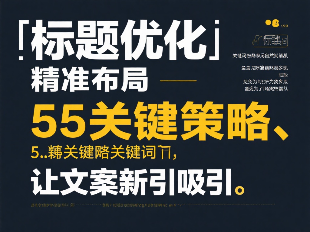 精准布局关键词，是优化标题质量的重要环节。然而，关