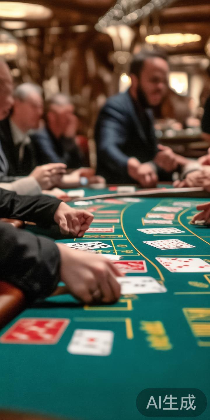 百家乐是一种源自欧洲的赌场纸牌游戏，核心目标是在庄